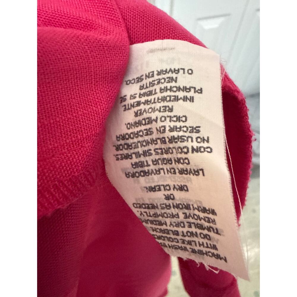 Sag Harbor Women's Size 16P Fuschia Short Sleeve Blazer - Picture 7 of 8